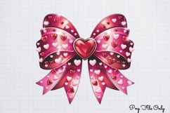Coquette Valentine Clipart PNG Product Image 1
