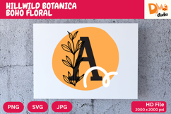 Hillwild Botanica Boho Floral Monogram Product Image 1