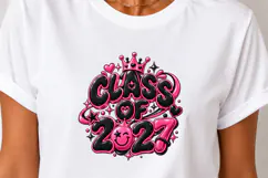 Class of 2027 Graduation Shirt PNG Sublimation Design Product Image 4