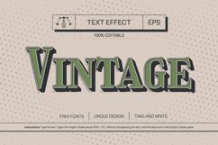 5 Vintage Editable Text Effects, Graphic Styles Product Image 6