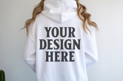 Ash Gildan 18500 Hoodie Sweatshirt Mockup, Unisex Hoodie Product Image 1