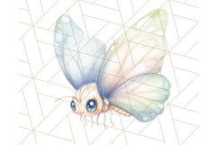 Pastel Fairies and Butterflies PNG, Spring Fantasy Clipart Product Image 3