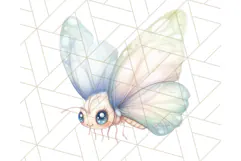 Pastel Fairies and Butterflies PNG, Spring Fantasy Clipart Product Image 3