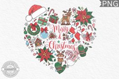 Merry And Christmas- Christmas Sublimation Design Product Image 1