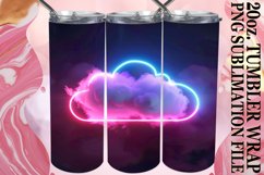 Neon Elegance: 20oz Tumbler Sublimation Creations Product Image 1