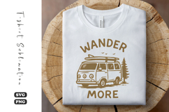 Wander More Adventure Van PNG Product Image 1