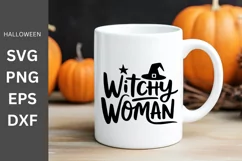 Halloween SVG, Witchy Woman, Halloween Silhouette Product Image 1