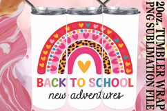 Uplifting spirits 20oz tumbler wrap, Back To School Product Image 1