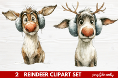 Whimsical Christmas Clipart | Cute Festive Holiday PNG Illus Product Image 1
