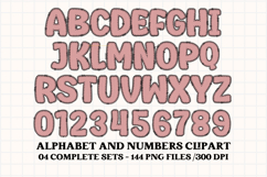 Summer Colors Alphabet clipart, summer colors letters doodle Product Image 5