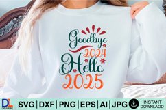 Happy New Year SVG Design, New Year SVG, New Year design Product Image 1
