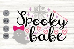 Spooky Babe Svg, Halloween Svg, Spooky Svg, Funny Halloween. Product Image 1