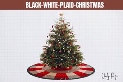 Black-White-Plaid-Christmas Sublimation Product Image 1
