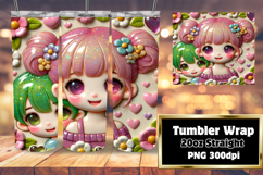 Crafty 20oz Tumbler Template , 3D Characters Product Image 1