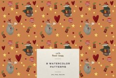 Christmas Patterns Santa Winter Print Digital Paper JPEG Product Image 11