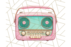Pink and Mint Summer Clipart PNG Beach Icons, Summer Fun Png Product Image 3