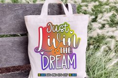 Just livin the dream svg Product Image 2
