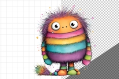 Watercolor Monster, Whimsical, Product Image 4