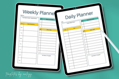 Ultimate Daily &amp; Weekly Planner Template Minimalist Canva Product Image 4