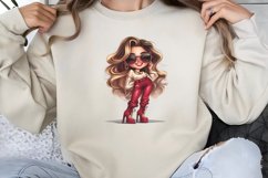 Anti Valentine girl Clipart PNG Product Image 1