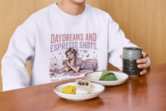 Coquette Summer Girl &amp; Coffee PNG Product Image 6