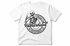 Fatherhood Skeleton Laser Cut SVG Product Image 2