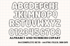 Baby Animal Alphabet PNG Clipart, baby animal letters doodle Product Image 5