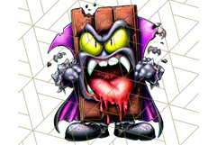 Haunted Treats Clipart PNG, Halloween Candy Art Product Image 3