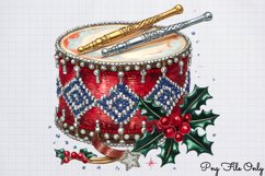 Faux Rhinestones Christmas Sublimation Bundle PNG Product Image 12