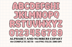 Spring Fling Alphabet png, letters doodle, spring clipart Product Image 5