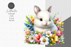 Cute Animals Clipart, Bunny clipart Product Image 1