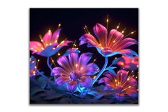 3d Flower Sublimation Tumbler | 3d Tumbler Wrap Product Image 2