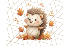 Woodland Autumn Critters PNG Clipart, Cute Fall Animals Product Image 3
