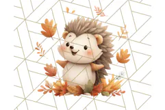 Woodland Autumn Critters PNG Clipart, Cute Fall Animals Product Image 3