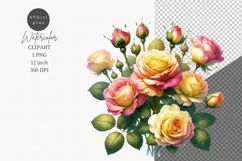 Flowers clipart, Roses clipart, Mother's Day Product Image 1