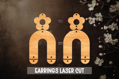 Summer Style Laser Cut Earrings SVG File Product Image 1