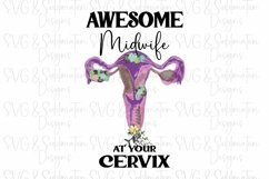 Awesome Midwife at Your Cervix, Midwife PNG Product Image 1