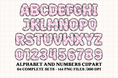 Baby Girl Alphabet, baby girl letters doodle, baby clipart Product Image 5