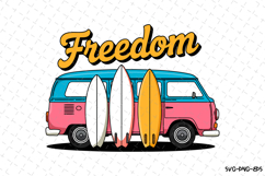 Freedom SVG Design | Summer | SVG Cut files Product Image 1