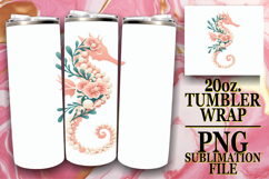 Radiant days 20oz tumbler wrap, Flower Animals Product Image 1