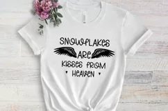 Snowflakes are kisses from heaven SVG, Christmas SVG Product Image 5