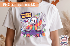 Halloween Skeleton Clipart Bundle Sublimation 50 PNG Product Image 7