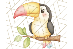 Pastel Safari Jungle Baby Animals PNG Clipart, Nursery Product Image 3