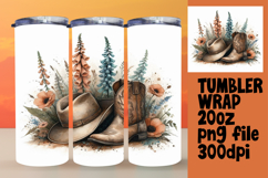 20oz Tumbler Graphic for Sublimation , Western Product Image 1