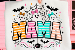 Mama Ghost Halloween Shirt PNG Product Image 1