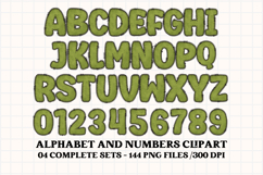 Fall Autumn Alphabet png clipart, fall autumn letters doodle Product Image 5
