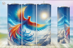 Phoenix Tumbler Sublimation, 20 oz Tumbler Wrap Product Image 3