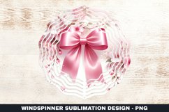 Bow Wind Spinner Sublimation Design Product Image 1