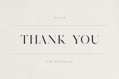 OZAAN A Sophisticated Modern Serif Product Image 11