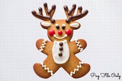 Gingerbread Cookie Christmas Sublimation Clipart Bundle PNG Product Image 14